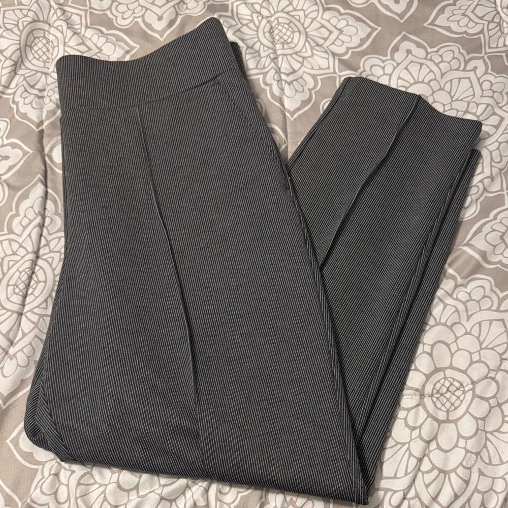 Worthington Black and White Pinstripe Ponte Pants